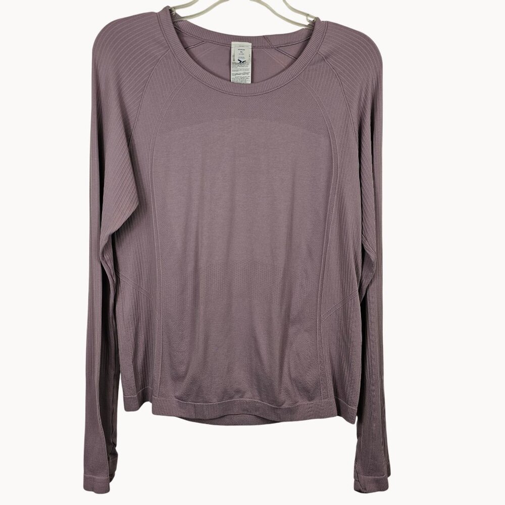 Seamless GoDry Breathable Equestrian Horse Riding Top Pastel Purple FREE RIDE XL